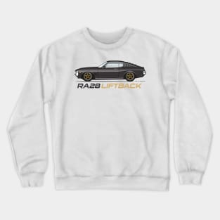 RA28 Black e Gold Crewneck Sweatshirt